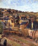 Paul Gauguin - Tetti blu, Rouen