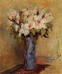 Pierre-Auguste Renoir - Vaso di lillà e rose