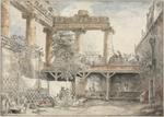 Hubert Robert - Rovine romane, Villa Pamfili
