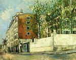 Maurice Utrillo - Orchampt in rue Montmartre
