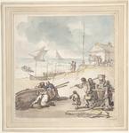 Thomas Rowlandson - Seashore scena