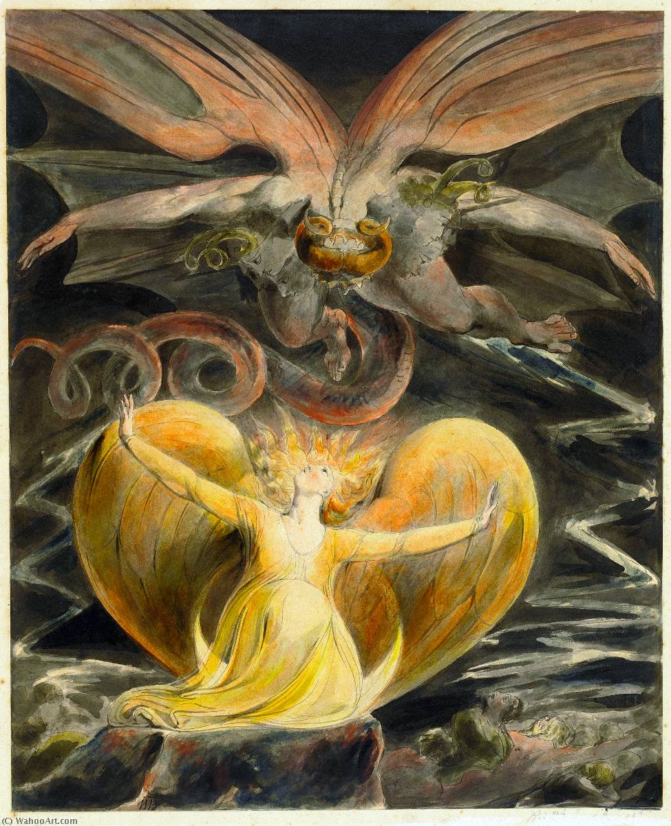 Il Grande Drago Rosso E La Donna Vestita Di Sole