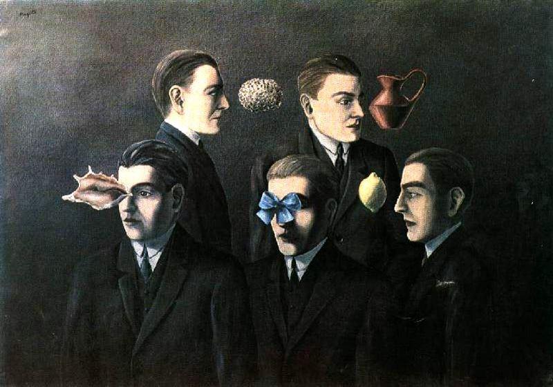 Gli Oggetti Familiari 1928 Di Rene Magritte 1898 1967 Belgium 